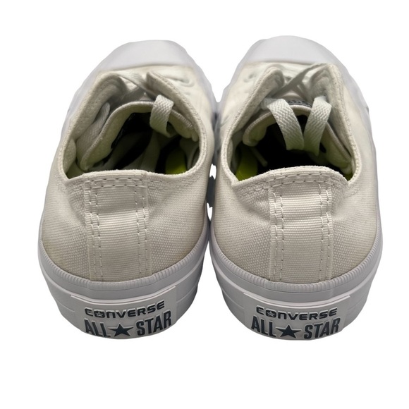 Converse White Chuck Taylor II Lunarlon Sneakers Size 6 Women's (4 Men's) - Picture 9 of 11